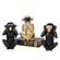 Resin monkey decor